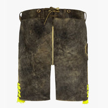 Load image into Gallery viewer, KIDS LEDERHOSEN WITH YELLOW EMBROIDERY
